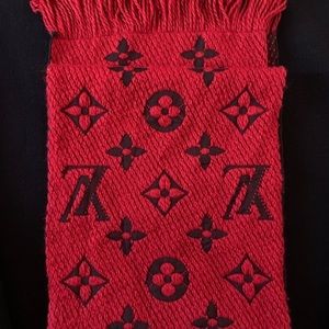 Logomania Red Scarf